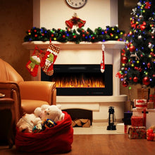 Load image into Gallery viewer, 42&quot; Recessed Ultra Thin Wall Mounted Electric Fireplace
