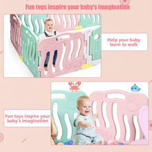 Load image into Gallery viewer, 10-Panel Kids Safety Activity Center -Pink
