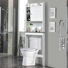 Load image into Gallery viewer, Bathroom Over-the-toilet Space Saver with Adjustable Shelves
