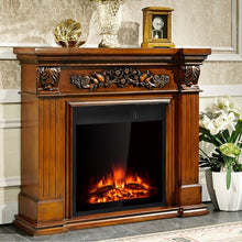 Load image into Gallery viewer, 22.5&quot; Electric Fireplace Insert Freestanding and Recessed Heater

