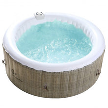 Load image into Gallery viewer, 4 Persons Portable Heated Bubble Massage Spa-Coffee
