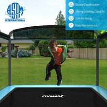 Load image into Gallery viewer, 6 Feet Kids Entertaining Trampoline with Swing Safety Fence-Blue

