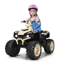 Load image into Gallery viewer, 12V Kids Electric 4-Wheeler ATV Quad Ride On Car with LED Light-Yellow
