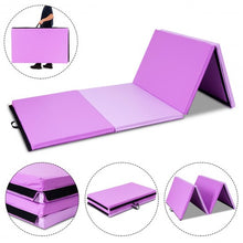 Load image into Gallery viewer, 4&#39; x 10&#39; x 2&quot; Thick Folding Gym Gymnastic Mat
