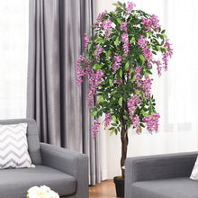 Load image into Gallery viewer, 6-Feet Artificial Wistera Silk Indoor-Outdoor Tree
