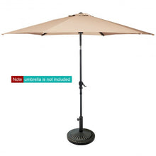 Load image into Gallery viewer, 31.5 lbs Market Heavy-Duty Outdoor Stand Bronze Umbrella Base
