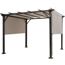 Load image into Gallery viewer, 10&#39; x 10&#39; Metal Frame Patio Furniture Shelter-Beige
