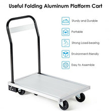 Load image into Gallery viewer, 440 lbs/770 lbs Folding Aluminum Platform Hand Truck-440 lbs
