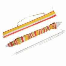 Load image into Gallery viewer, 6.5FT Sun Shade Patio Beach Umbrella with Carry Bag-Red &amp; Orange
