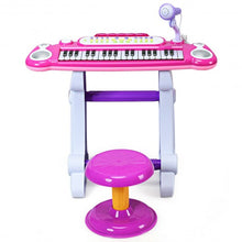 Load image into Gallery viewer, 37 Key Electronic Keyboard Kids Toy Piano

