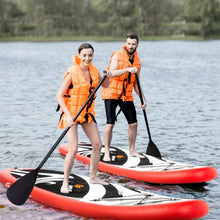 Load image into Gallery viewer, 10&#39; Inflatable Stand up Adjustable Fin Paddle Surfboard with Bag
