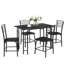 Load image into Gallery viewer, 5 pcs Wood Rectangular Dining Table Set

