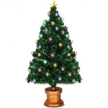 Load image into Gallery viewer, Pre-Lit Fiber Optical Firework Christmas Tree-4&#39;
