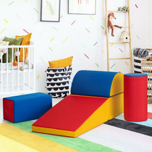 Load image into Gallery viewer, 5-Piece Set Climb Activity Play Safe Foam Blocks-Red
