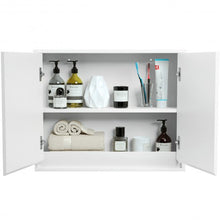 Load image into Gallery viewer, Wall Mounted Bathroom Cabinet Double Mirror Door Shelf
