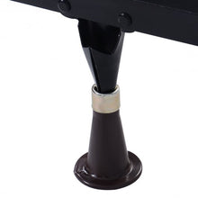 Load image into Gallery viewer, Size Adjustable Steel Bed Frame with Casters

