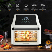 Load image into Gallery viewer, 19 QT Multi-functional Air Fryer Oven 1800W Dehydrator Rotisserie-White
