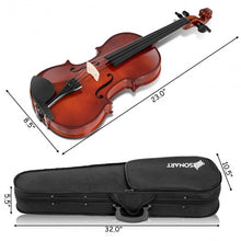 Load image into Gallery viewer, Full Size 4/4 Solid Wood Student Starter Violin
