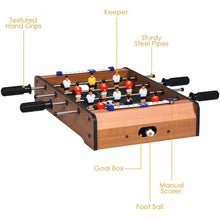 Load image into Gallery viewer, 20&quot; Foosball Table Mini Tabletop Soccer Game
