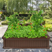 Load image into Gallery viewer, 48.5&quot; Raised Garden Bed Planter for Flower Vegetables Patio-Brown
