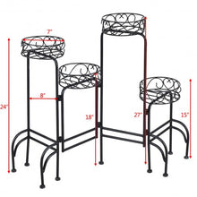 Load image into Gallery viewer, 4 in 1 Heavy Duty Metal Display Pot Plant Stand
