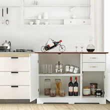 Load image into Gallery viewer, Buffet Storage Cabinet  Kitchen Sideboard with 2 Drawers
