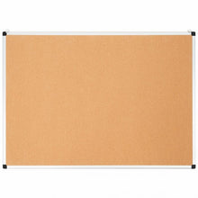 Load image into Gallery viewer, 44&quot; x 32&quot; Cork Notice Pin Board  with Aluminium Frame-2 Pack
