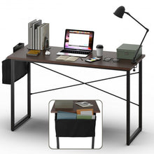 Load image into Gallery viewer, Modern Computer Desk Study Writing Table Home Office with Storage Bag Coffee-L
