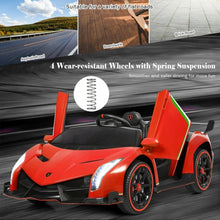 Load image into Gallery viewer, 12V 2-Seater Licensed Lamborghini Kids Ride On Car with RC and Swing Function

