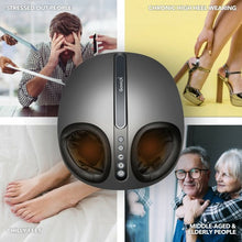 Load image into Gallery viewer, Foot Massager Machine with Heat and Calf Air Bag-Black

