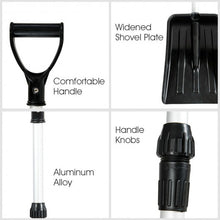 Load image into Gallery viewer, Adjustable Aluminum Snow Shovel for Car Emergency Non-Slip Handle

