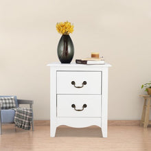 Load image into Gallery viewer, Modern Storage Bedroom End Beside Nightstand with 2 Drawers

