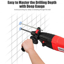 Load image into Gallery viewer, 1/2&quot; Electric Rotary Hammer Drill with Bits &amp; Case
