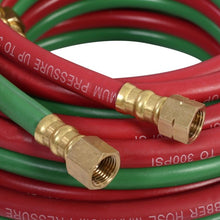 Load image into Gallery viewer, 300PSI 50ft 1/4&quot; Twin Welding Torch Hose Oxygen Cutting
