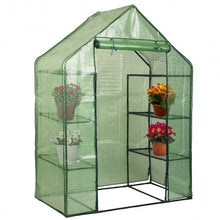 Load image into Gallery viewer, Portable Mini Outdoor Walk-in 4 Shelves Greenhouse
