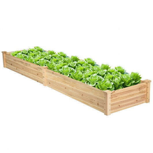Wooden Vegetable Raised Garden Bed
