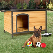 Load image into Gallery viewer, Wood Extreme Weather Resistant Pet Log Cabin-M
