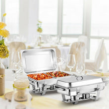 Load image into Gallery viewer, 2 Packs Stainless Steel Full Size Chafing Dish
