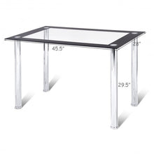Load image into Gallery viewer, Modern Dining Kitchen Tempered Glass Table
