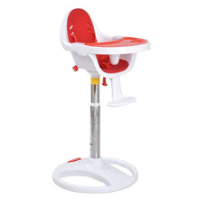 Load image into Gallery viewer, Baby Durable Feeding Dining Pedestal High Seat-Red
