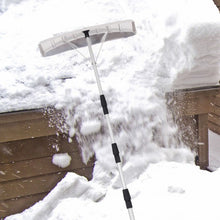 Load image into Gallery viewer, 21 ft Aluminum Large Poly Blade Telescoping Snow Roof Rake
