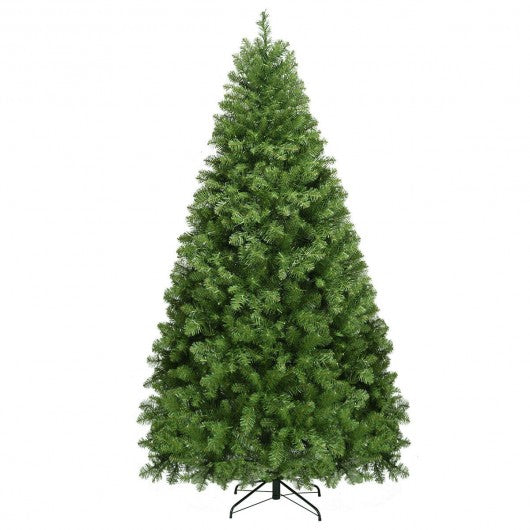 Pre-Lit Artificial PVC Christmas Tree with LED Lights & Stand-7'