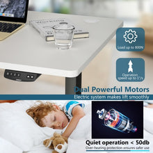 Load image into Gallery viewer, 47&#39;&#39; Universal One-Piece Office Tabletop for Standard and Sit to Stand Desk Frame-30 inch
