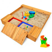 Load image into Gallery viewer, Kids Outdoor Playset Backyard Cedar Sandbox
