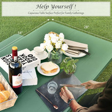 Load image into Gallery viewer, Picnic Table Bench Set for Outdoor Camping -Green
