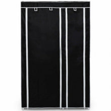 Load image into Gallery viewer, 69&quot; Portable Closet Storage Organizer Clothes Wardrobe-Black
