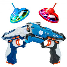 Load image into Gallery viewer, Infrared Laser Tag Guns with Flying Saucers Battle Blasters Game

