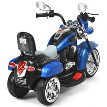 Load image into Gallery viewer, 6V 3 Wheel Kids Motorcycle-Blue
