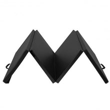 Load image into Gallery viewer, 4&#39;x10&#39;x2&quot; Thick Folding Panel Gymnastics Mat-Black
