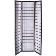 Load image into Gallery viewer, 3 Panel Wood Folding Privacy Room Divider-Cherry
